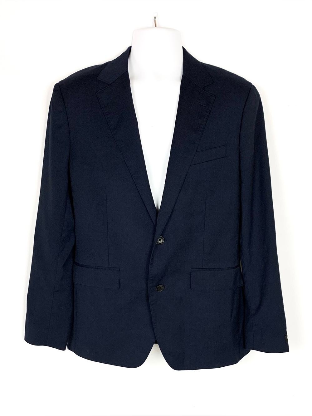 Bonobos Men 40R Slim Fit Blazer Stretch Wool Navy Blue New 2 Button Double Vent